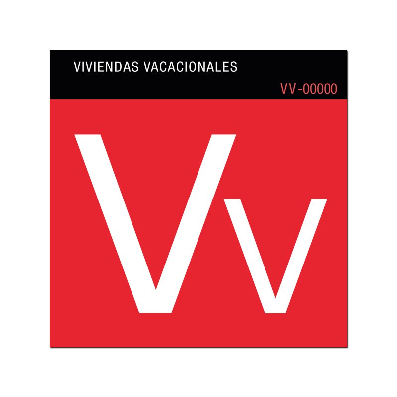 Cartel vivienda vacacional