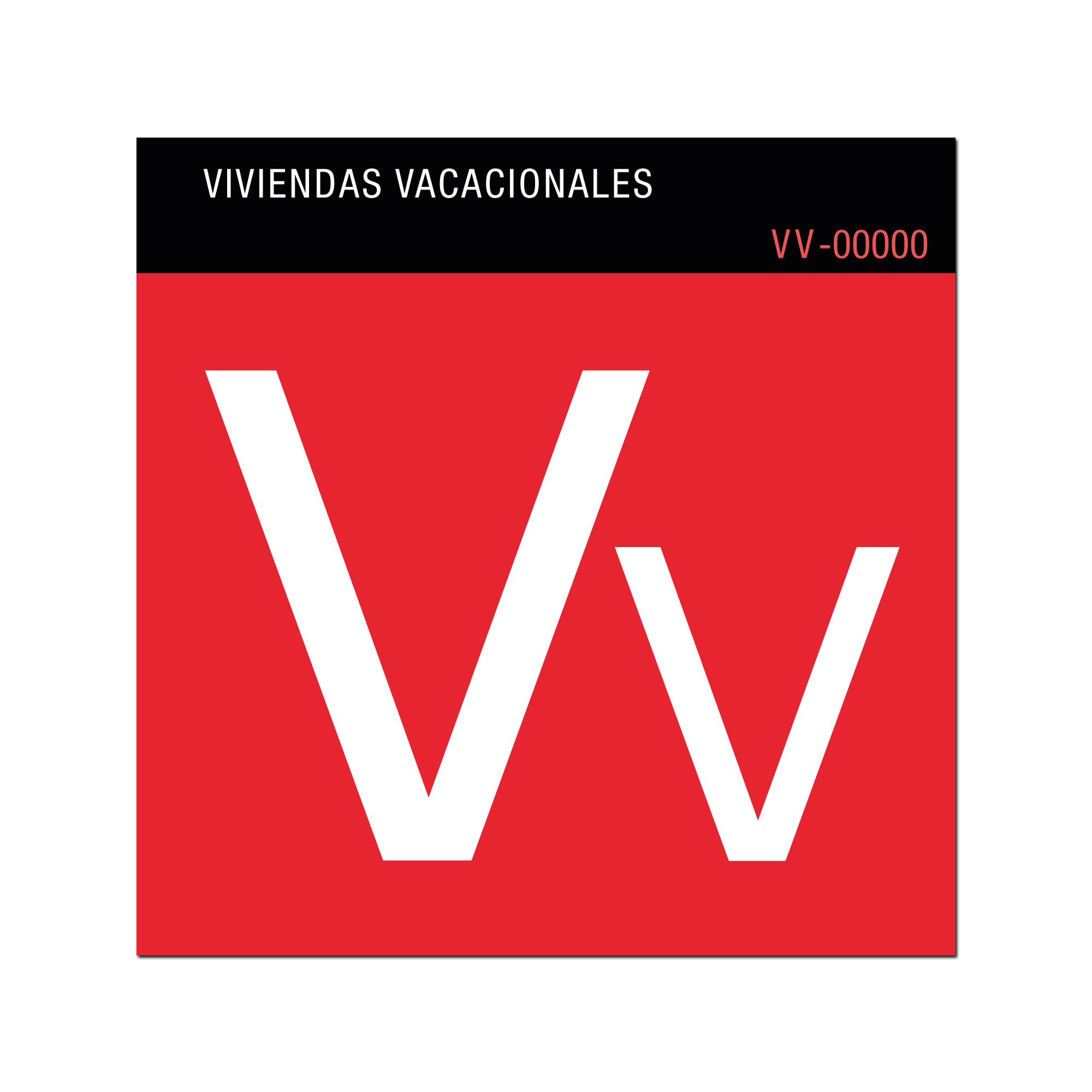 Cartel vivienda vacacional